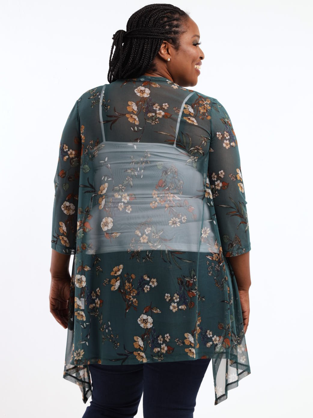 Ladies Mesh Waterfall Jacket