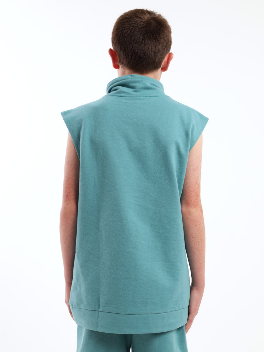 Boys Sleeveless Florida Active Top - Light Blue
