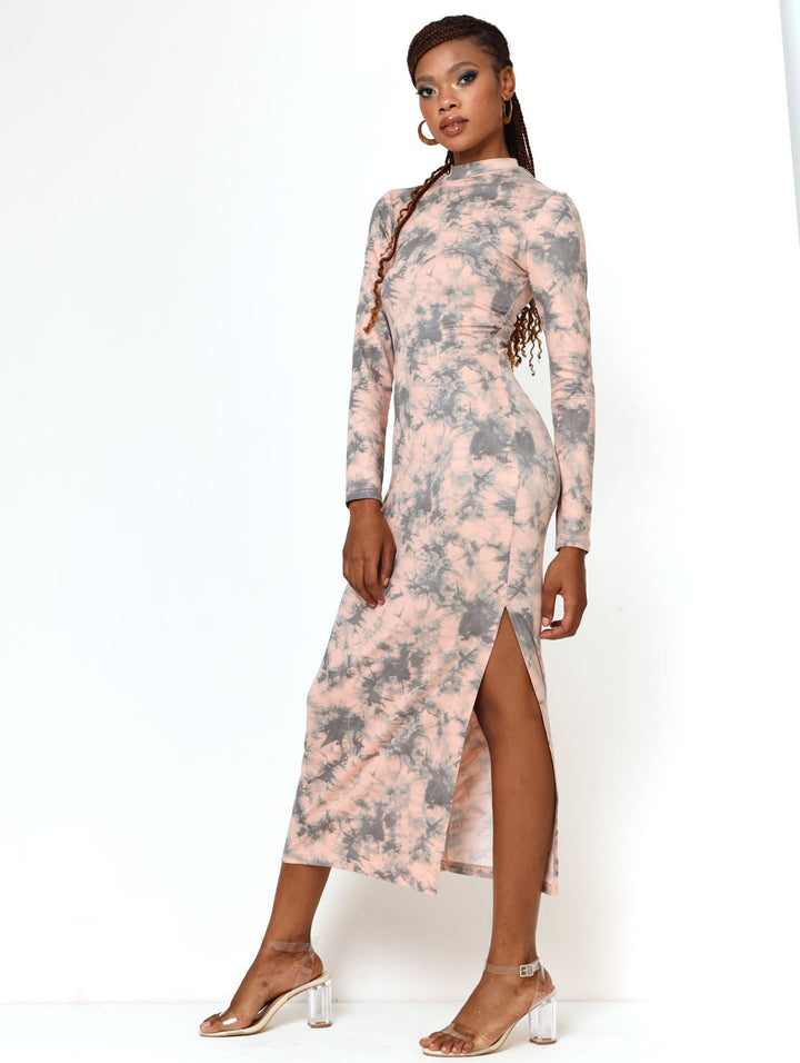 Ladies Tie Dye Tube Maxi Dress