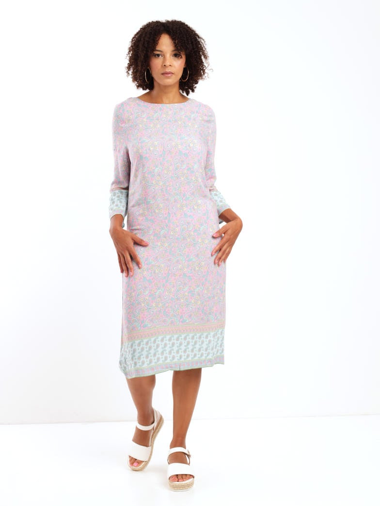 Ladies Popover Printed Shift Dress