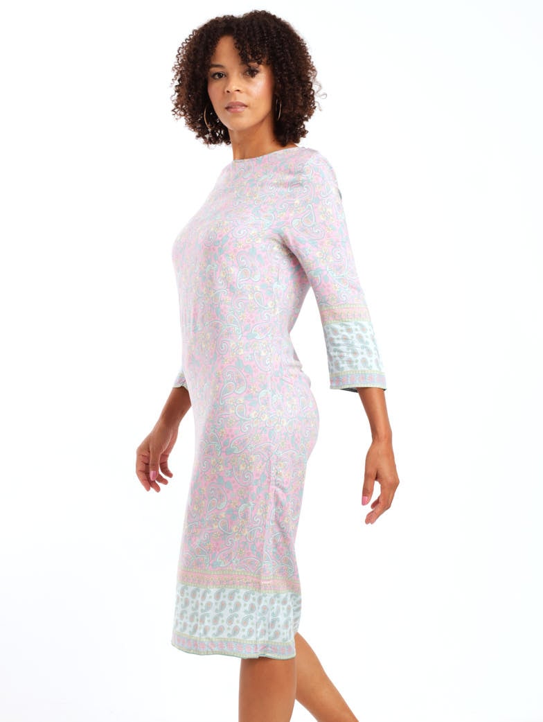 Ladies Popover Printed Shift Dress