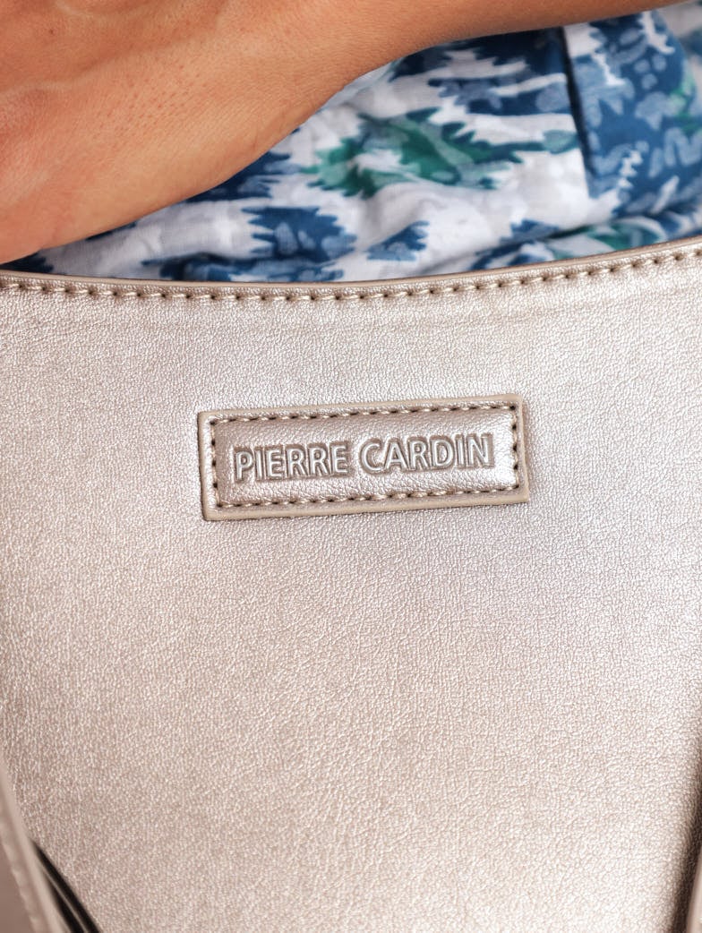 Ladies Abigail Relaxed Satchel Bag - Pewter