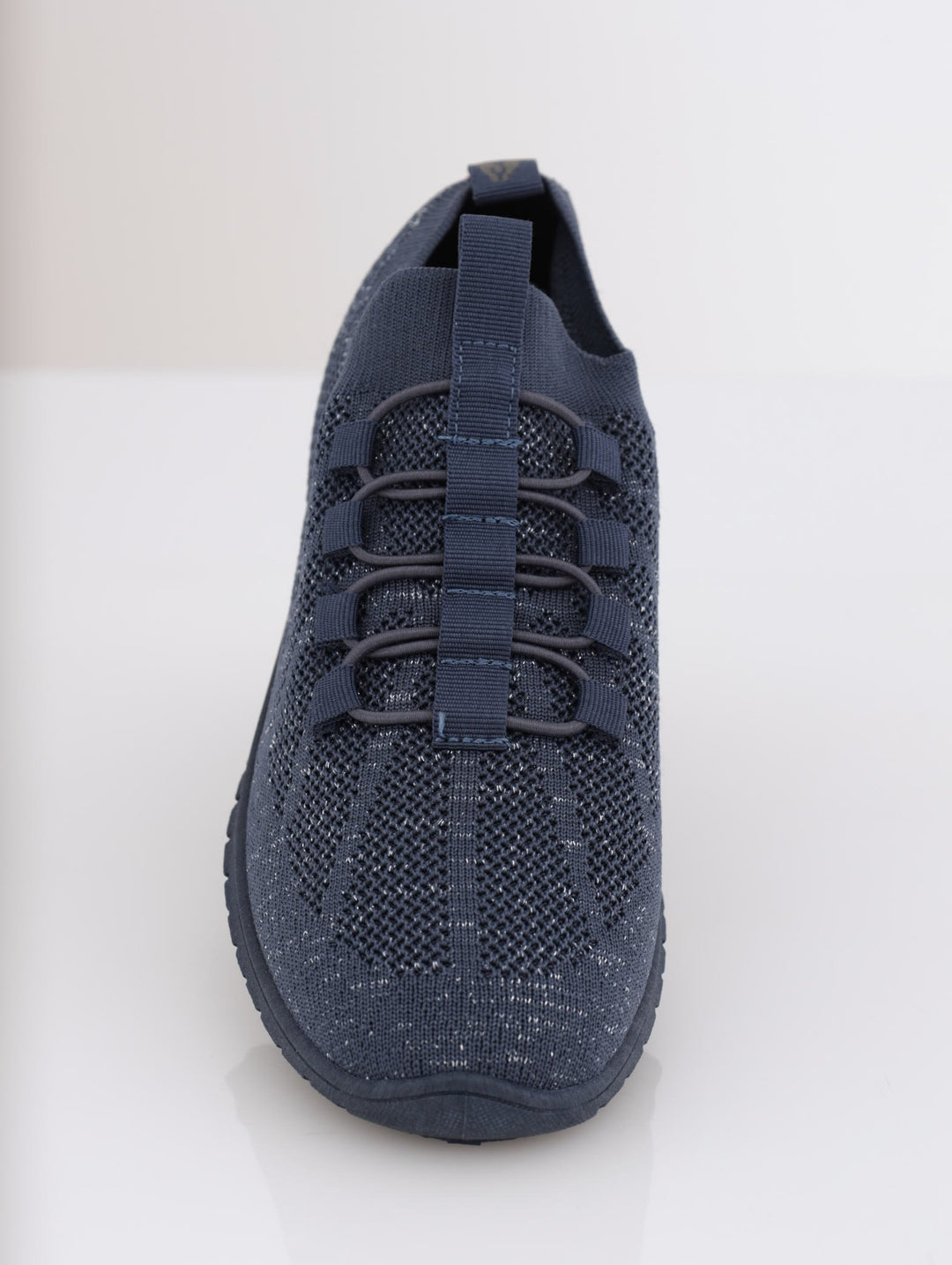 Ladies Soft Style Nanasia Mock Lace Up Slip On Sneaker - Denim