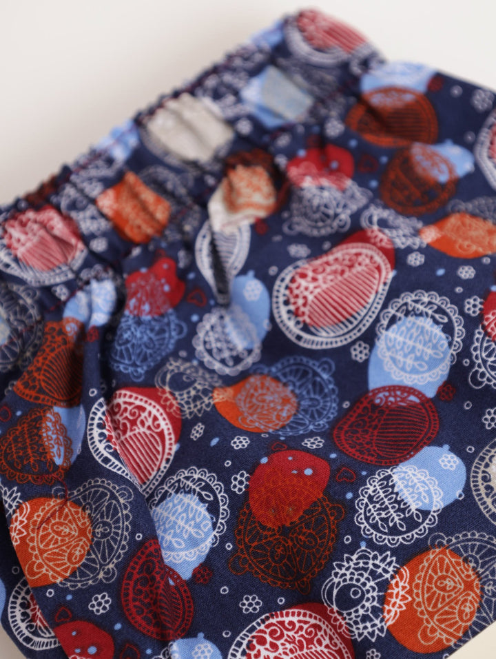 Men's 3 Pack Red Circles & Burgundy Boxers