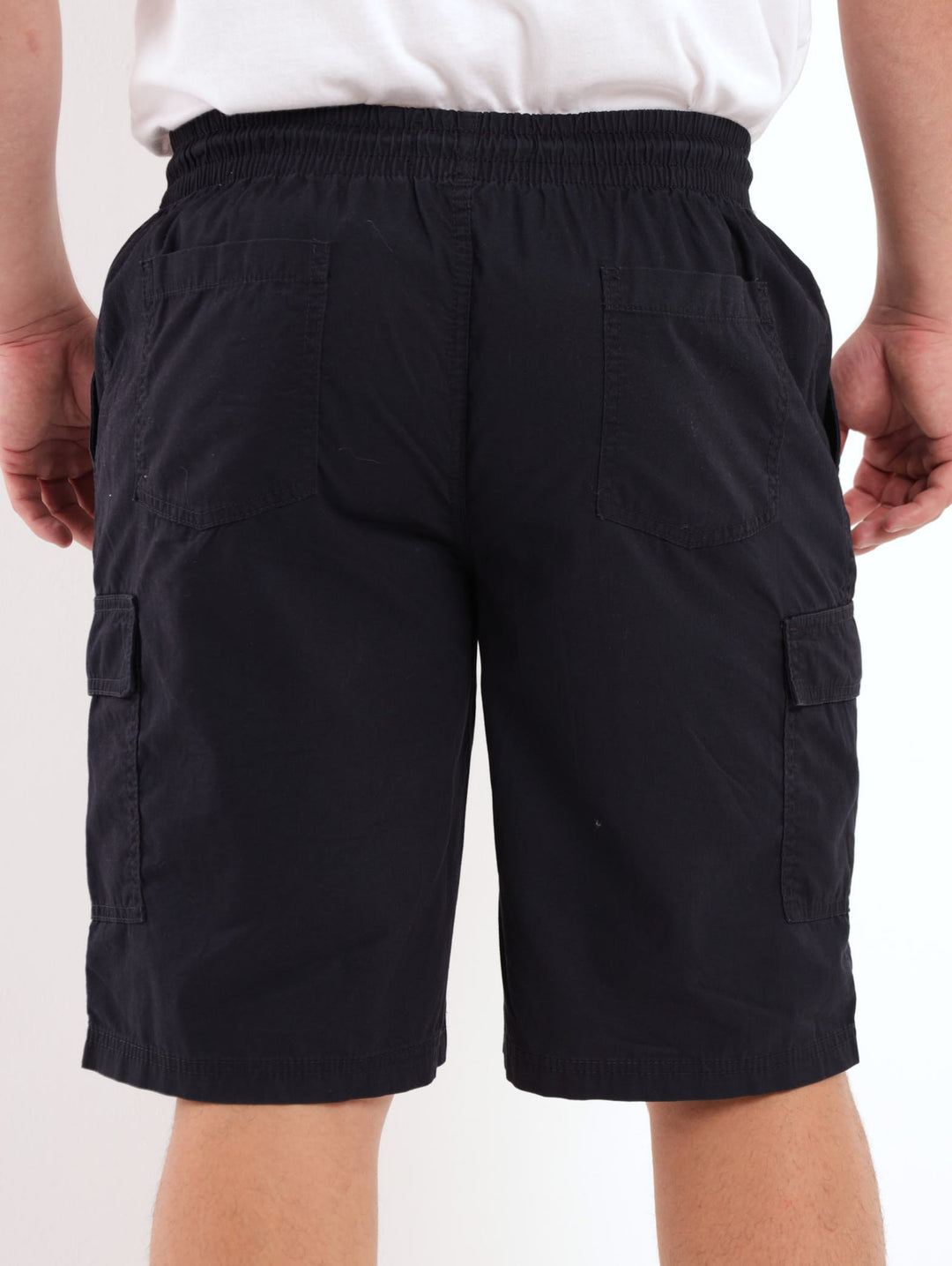 Men's Pull-On Cargo Short - Navy