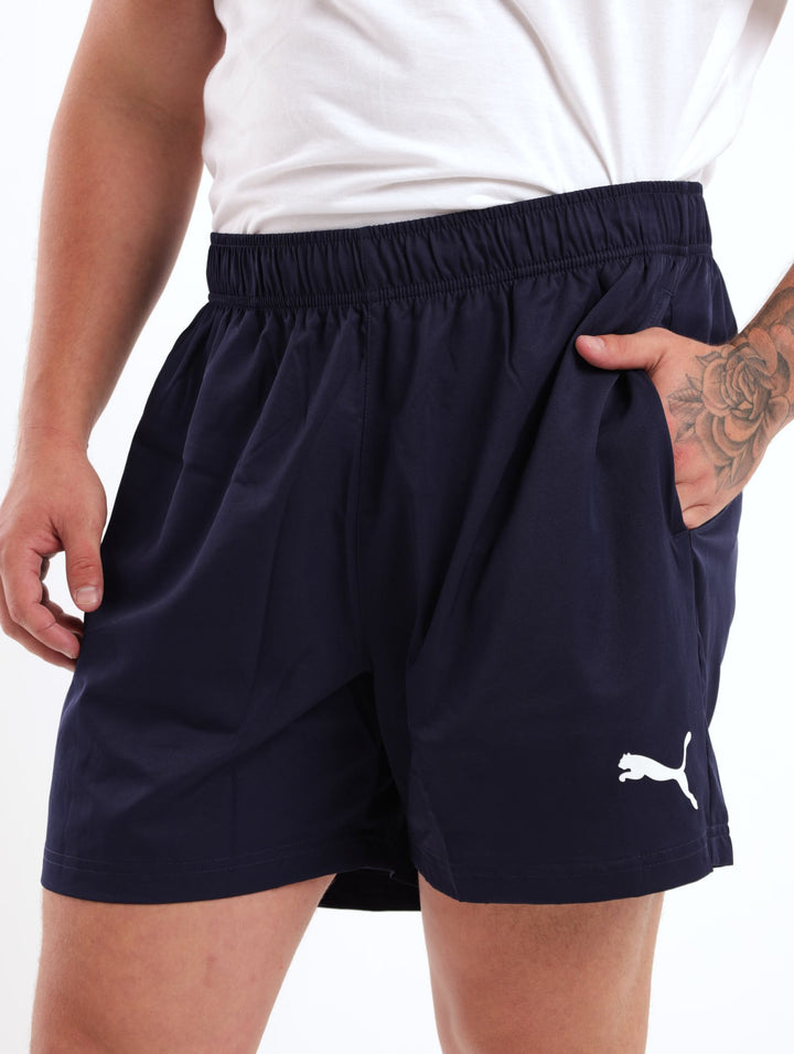 Mens Active Woven Shorts - Peacoat