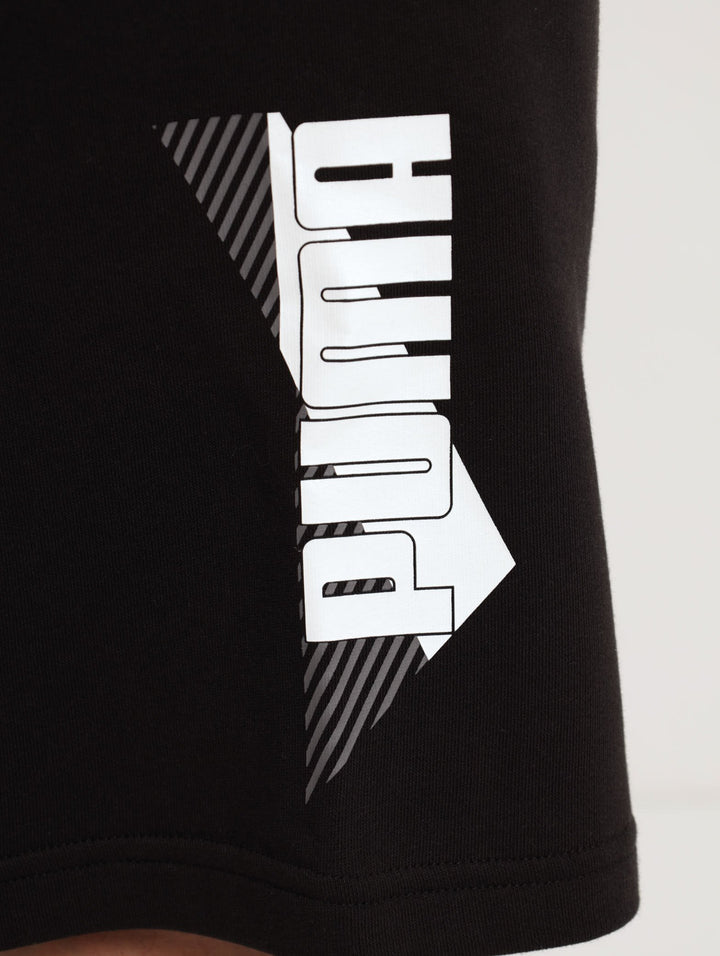 Men's Power Logo Short - Black