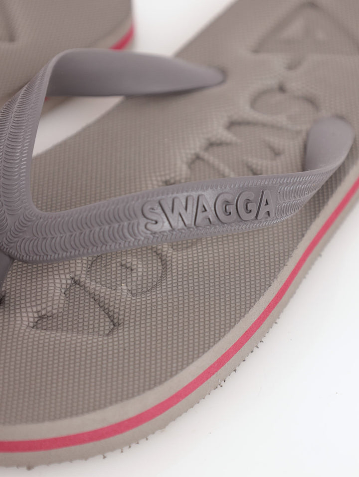 Men's Basic Embossed EVA Slop Sandal - Grey