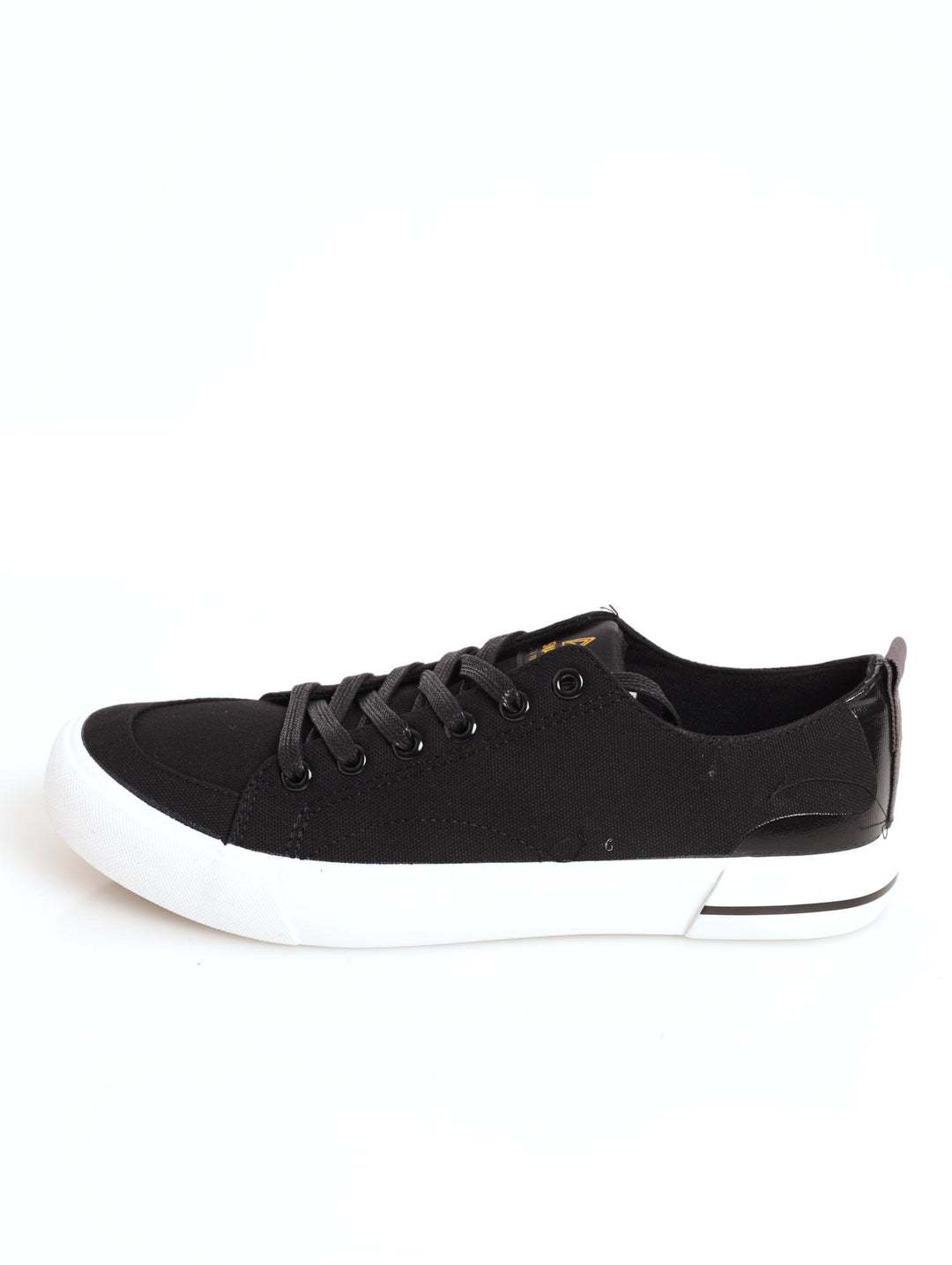 Men's Canvas Lace-Up Sneaker - Black