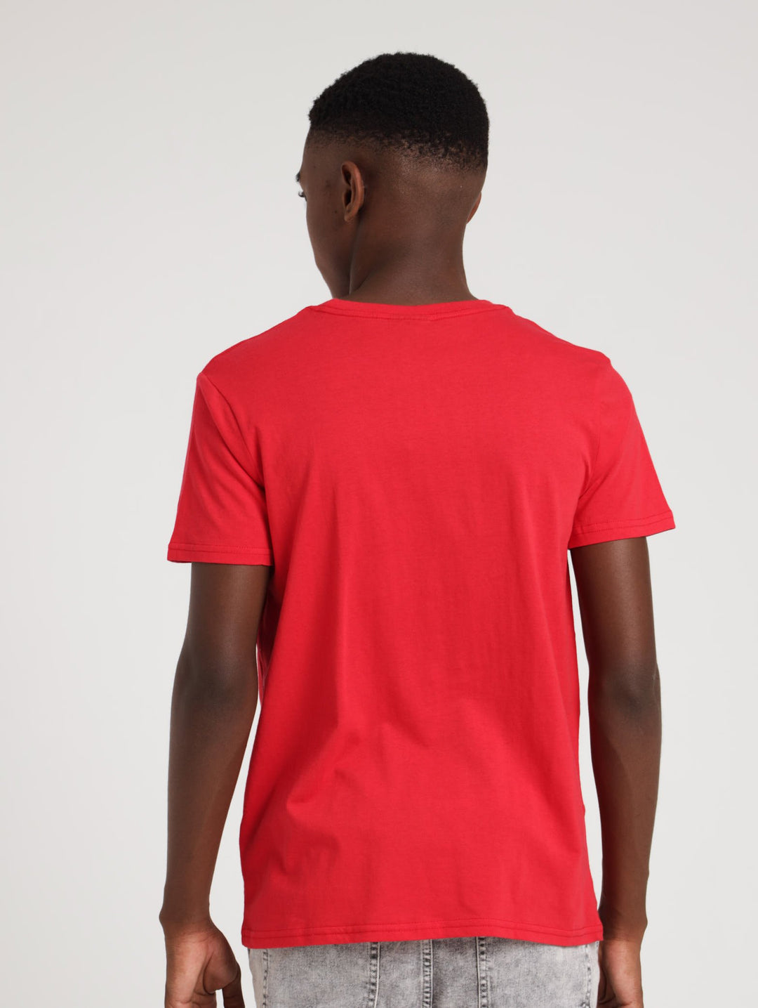 Boys Short Sleeve Tee - Red