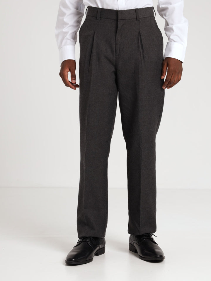 Boys Regular Trouser - Grey Dawn