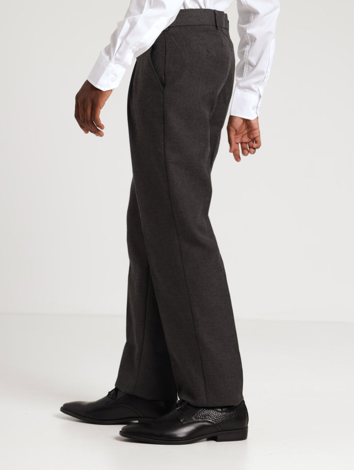 Boys Regular Trouser - Grey Dawn