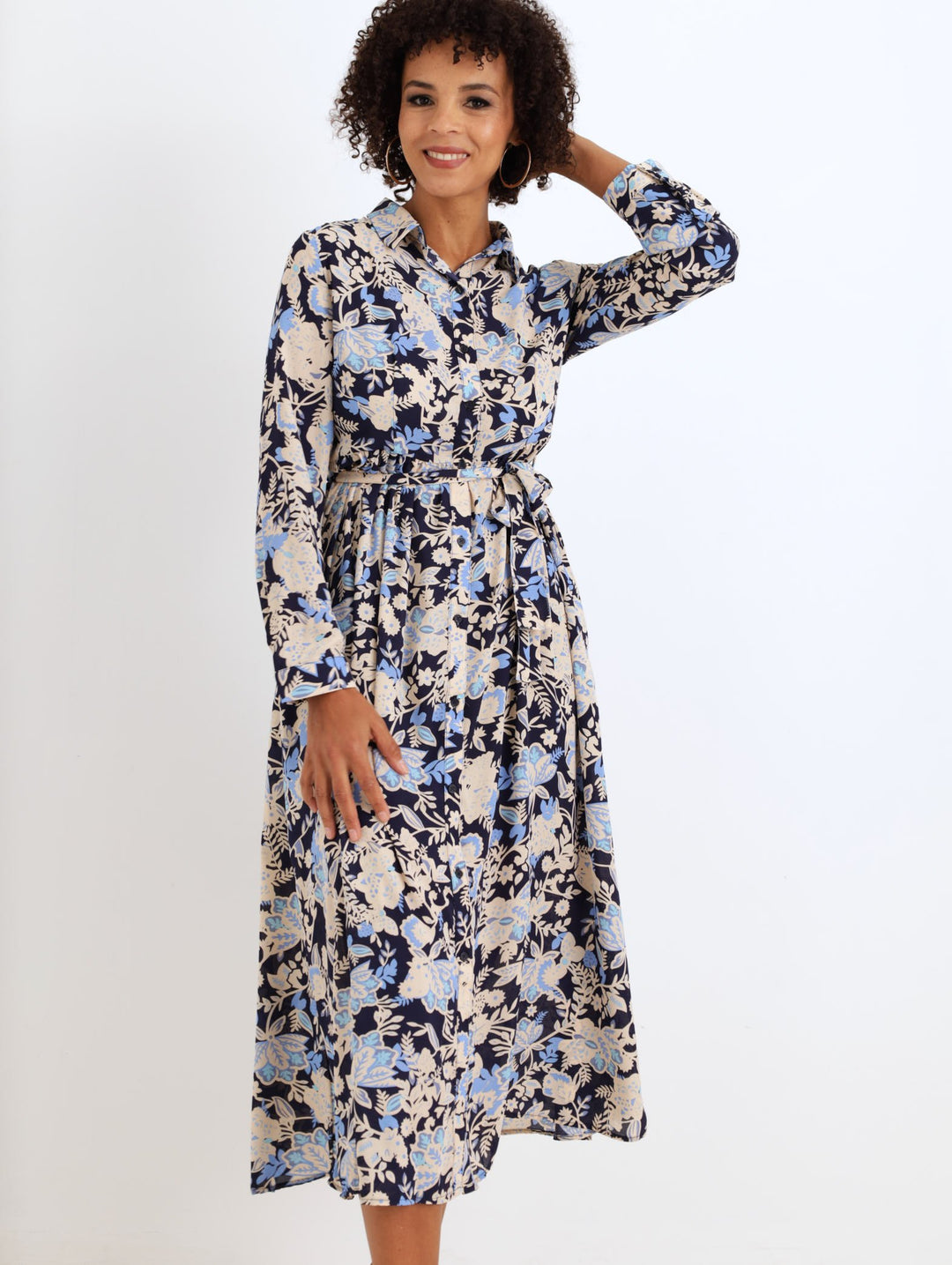 Ladies Printed Floral Dress