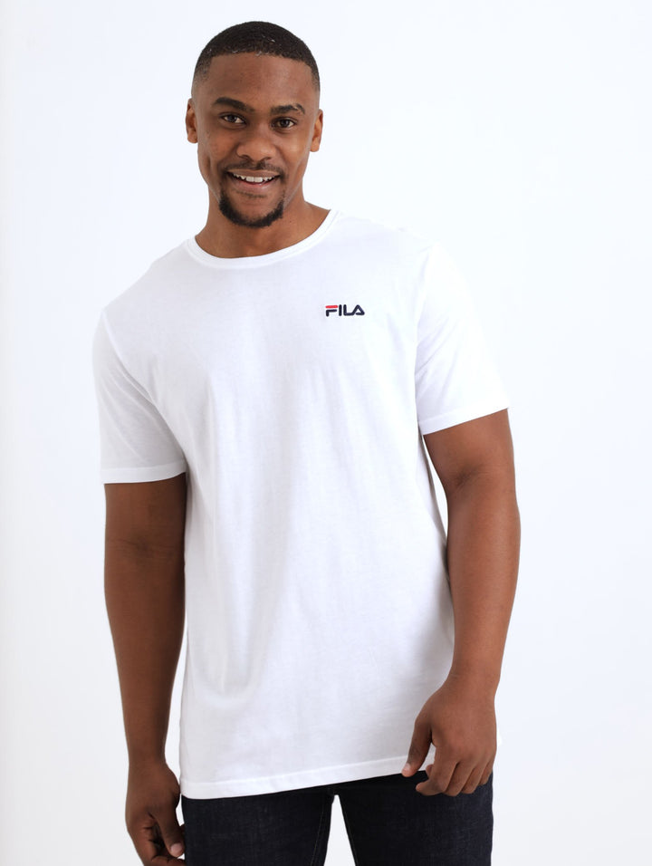 Mens Fila Noose Tee - White