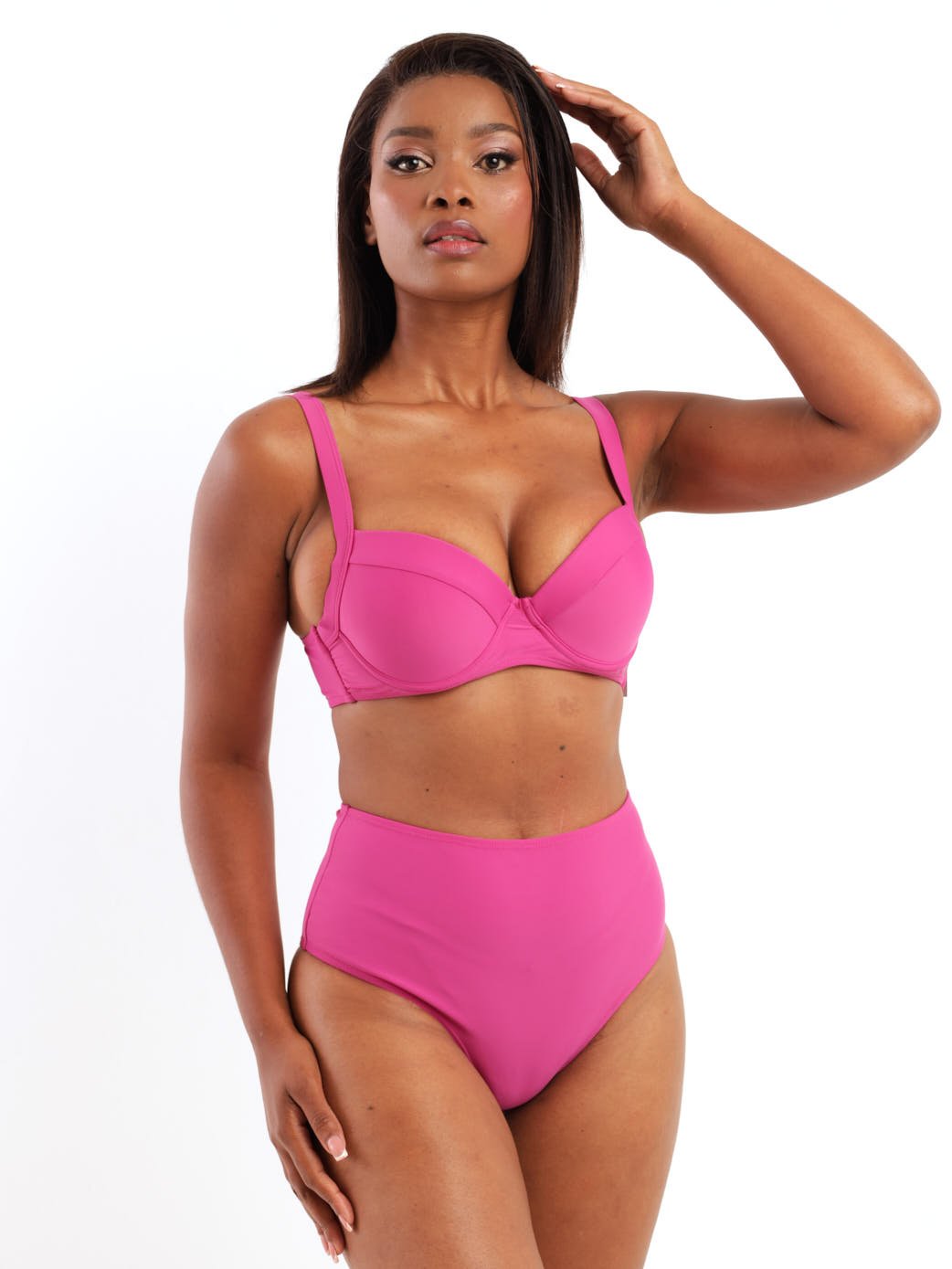 Ladies String Bra Bikini Top - Pink