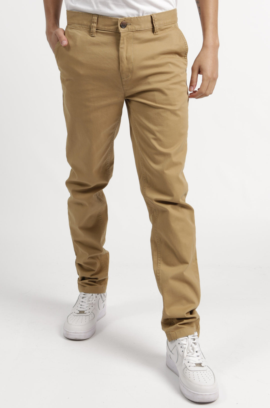 Men's Skinny Stretch Chino Pant - Camel