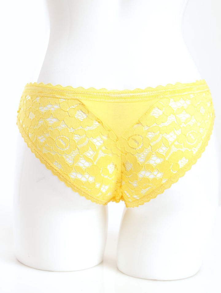 Ladies Brazilian Panty - Yellow
