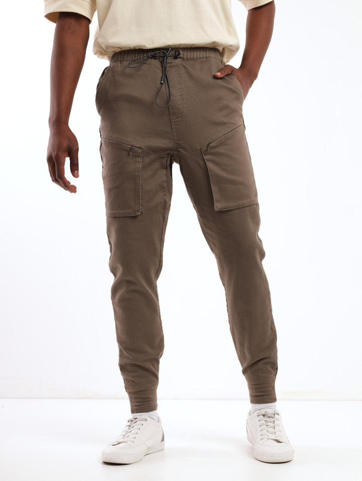 Men's Cuffed Cargo Pant - Brown