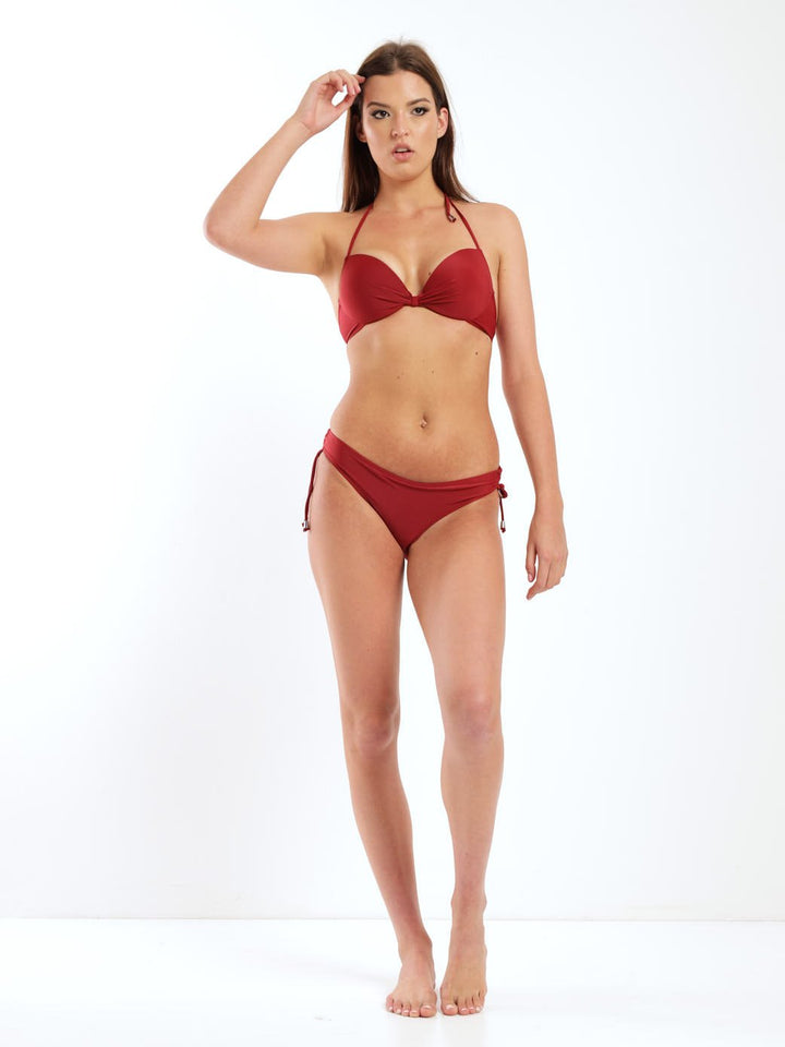 Ladies Padded Bikini Top - Red