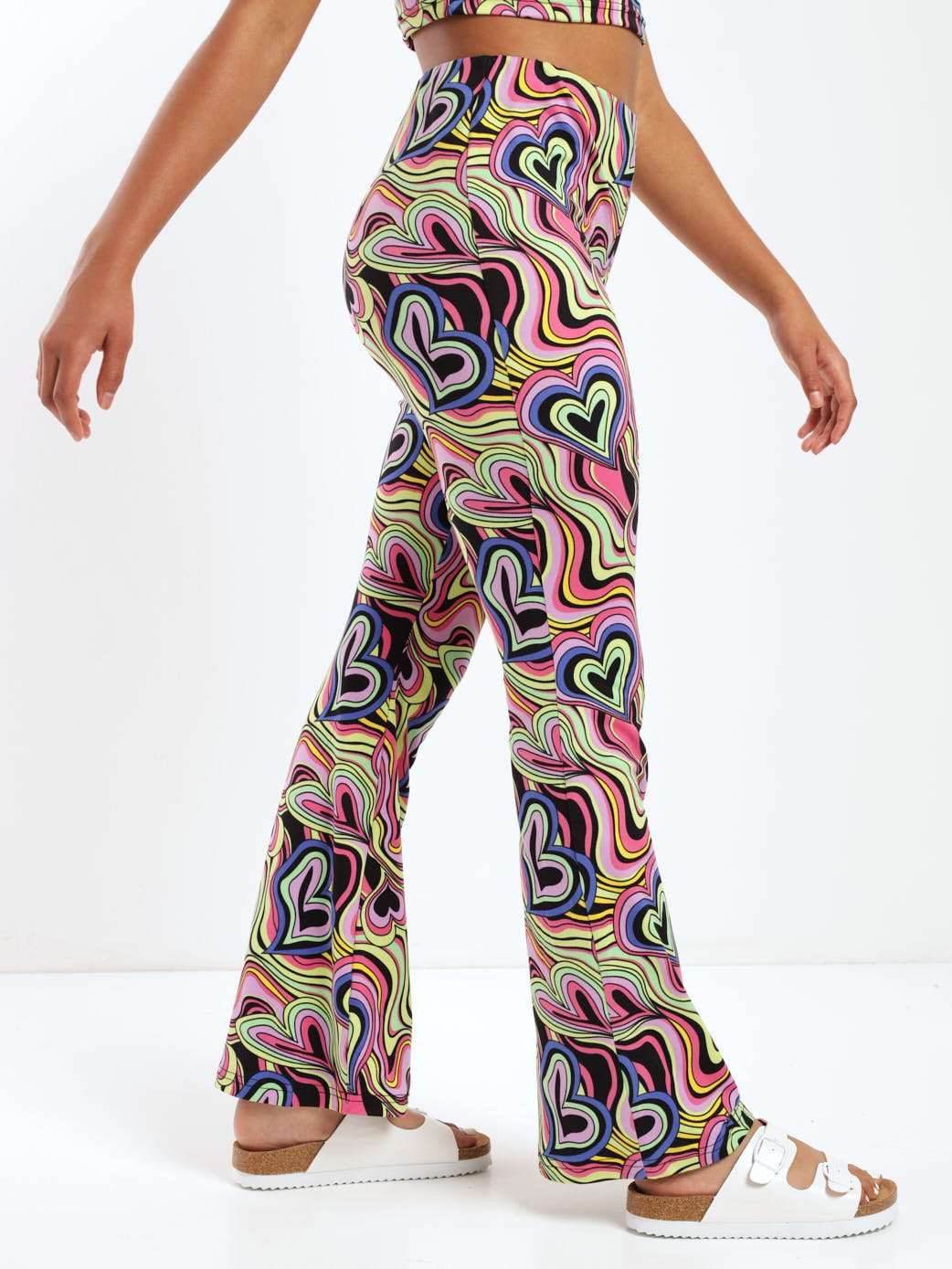 Girls Hearts Flare Pant