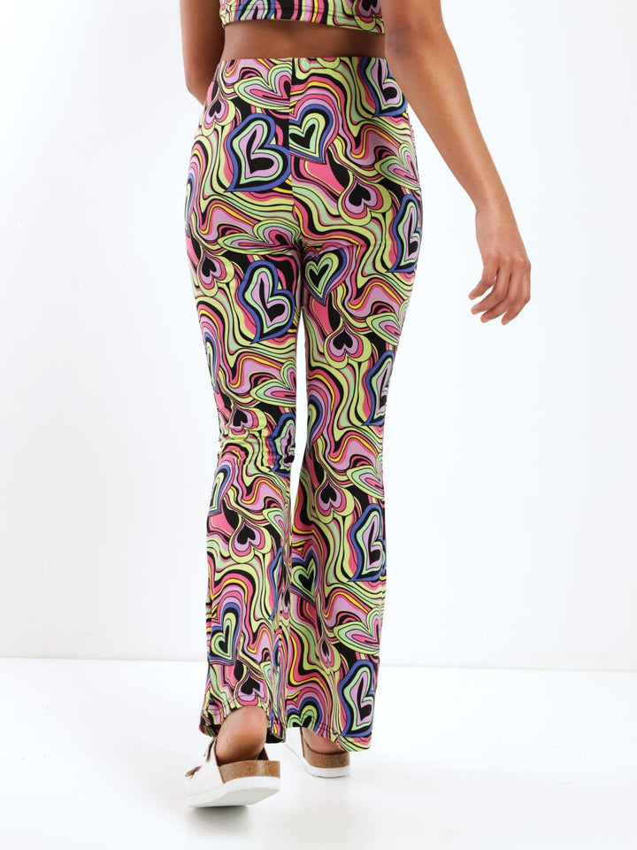 Girls Hearts Flare Pant