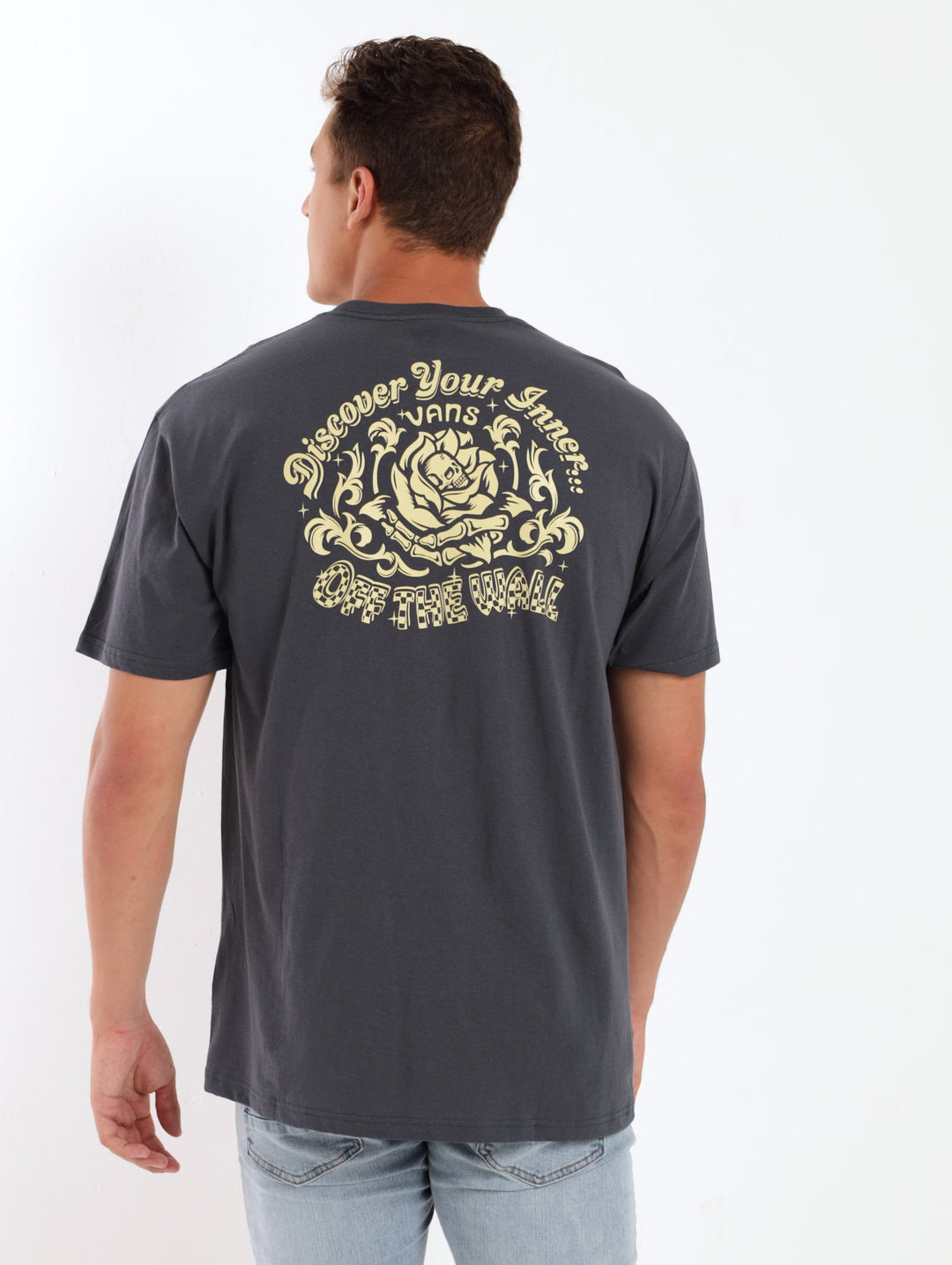 Men's Discover Off The Wall Tee - Indigo