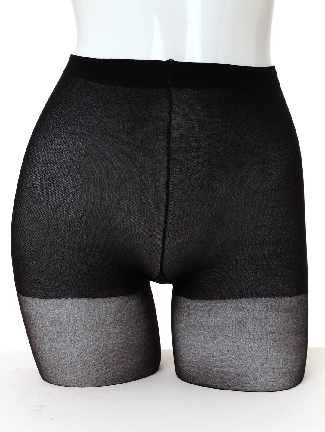 Ladies Back Bow Stocking - Black