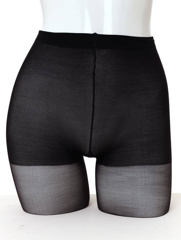 Ladies Back Bow Stocking - Black