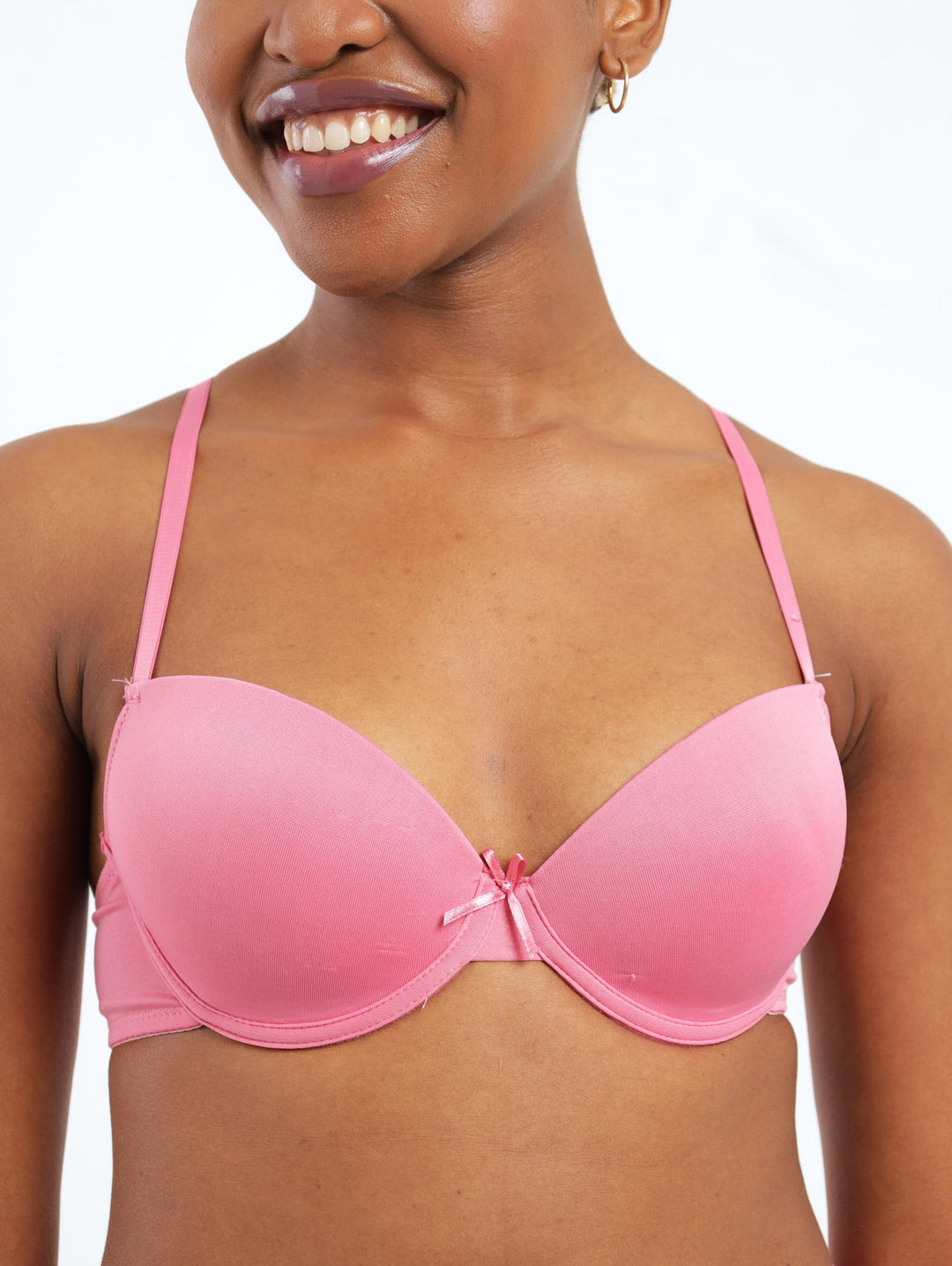 2 Pack T-Shirt Bra - Pink/Grey
