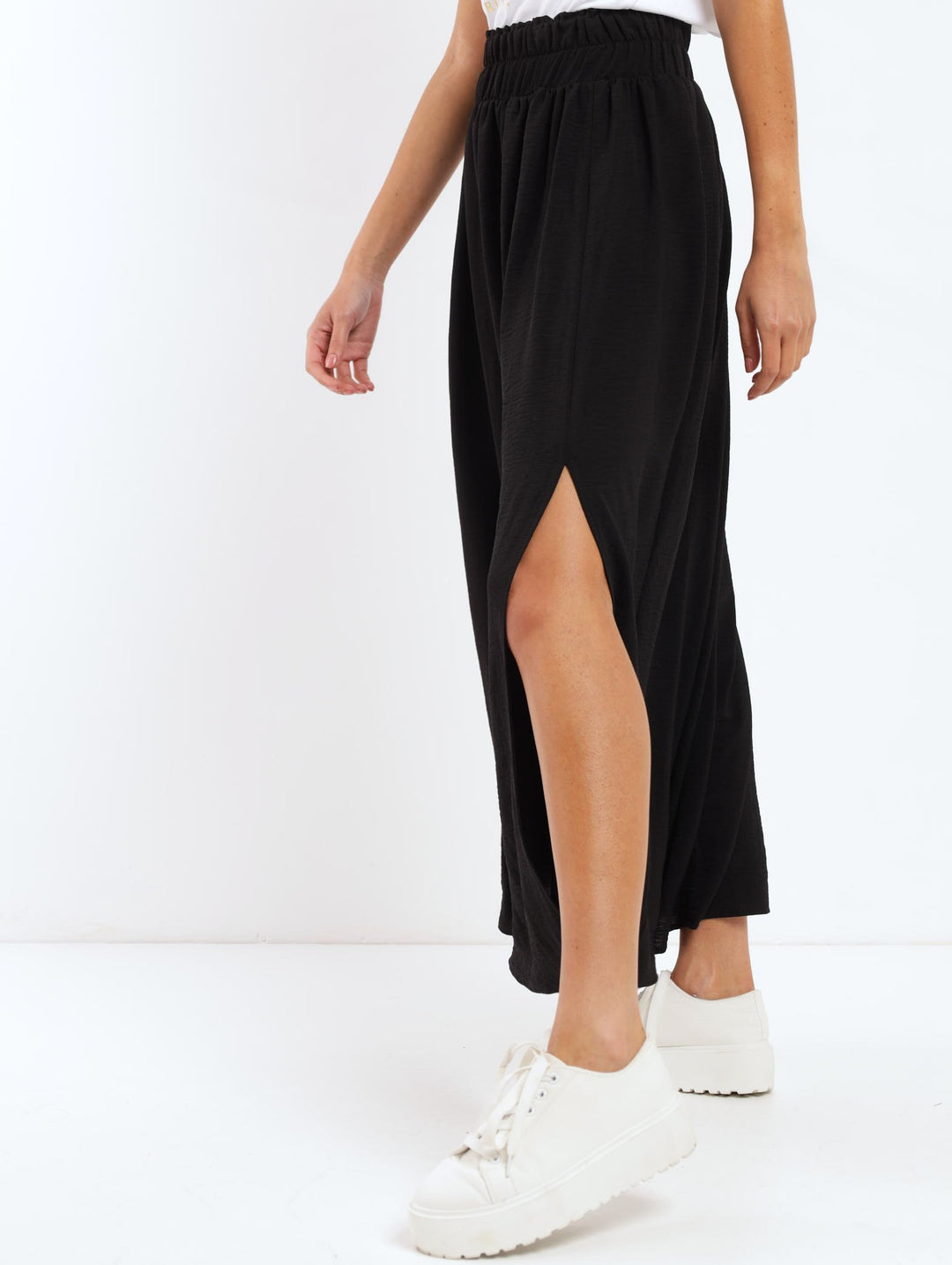 Ladies Airflow Maxi Skirt - Black