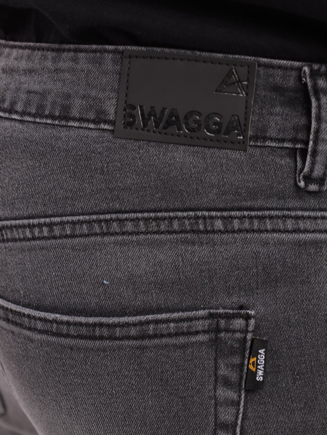 Men's Grey Slightly Abraised Side Stripe Super Skinny Denim Jean