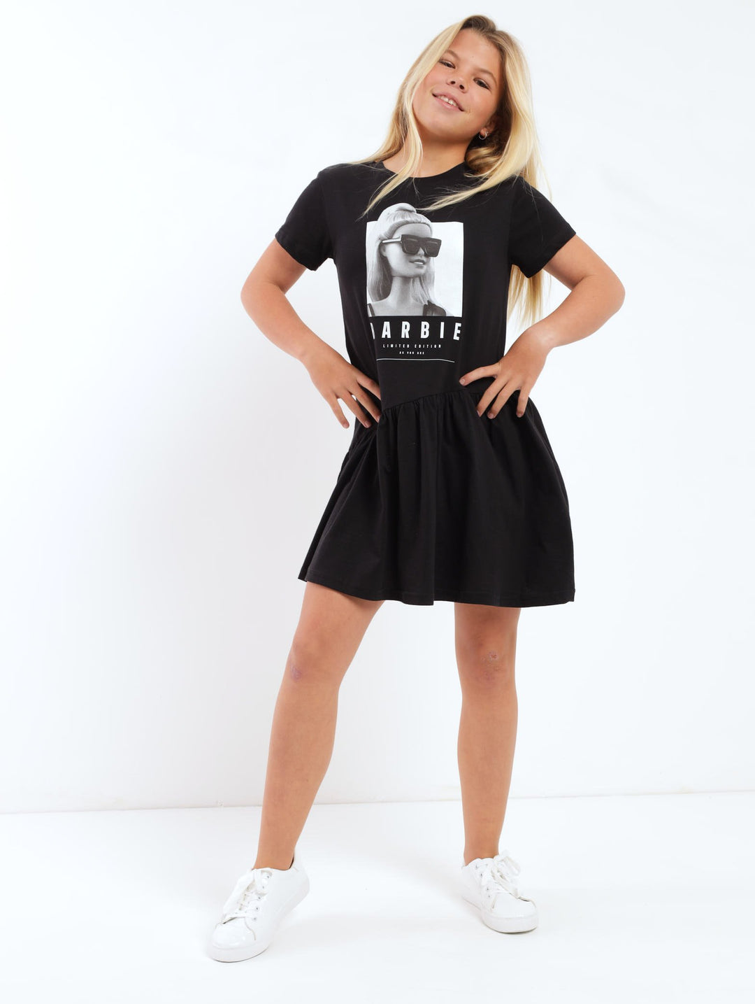 Girls Barbie Dress - Black