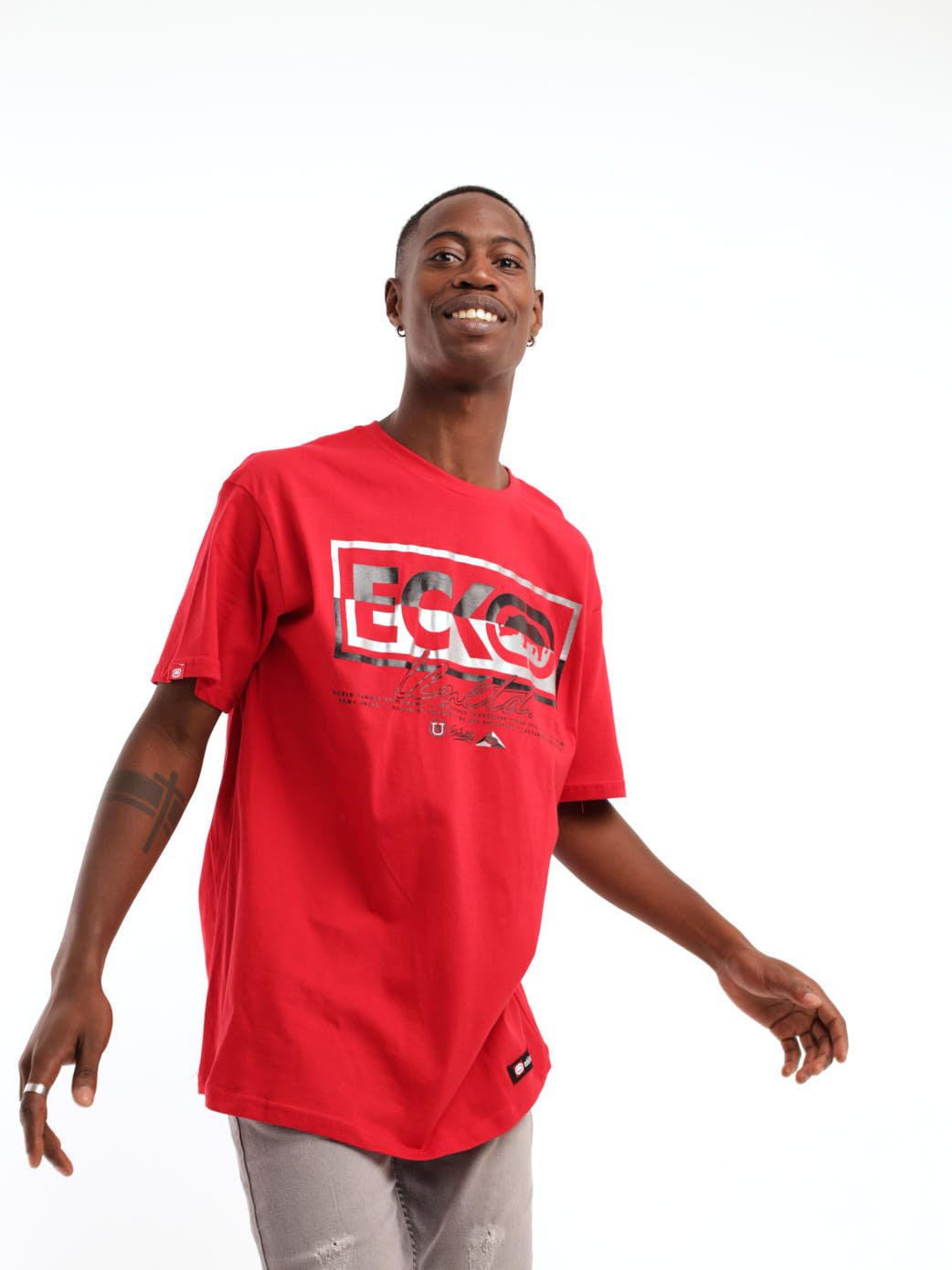 Men's Short Sleeve Tee - Red