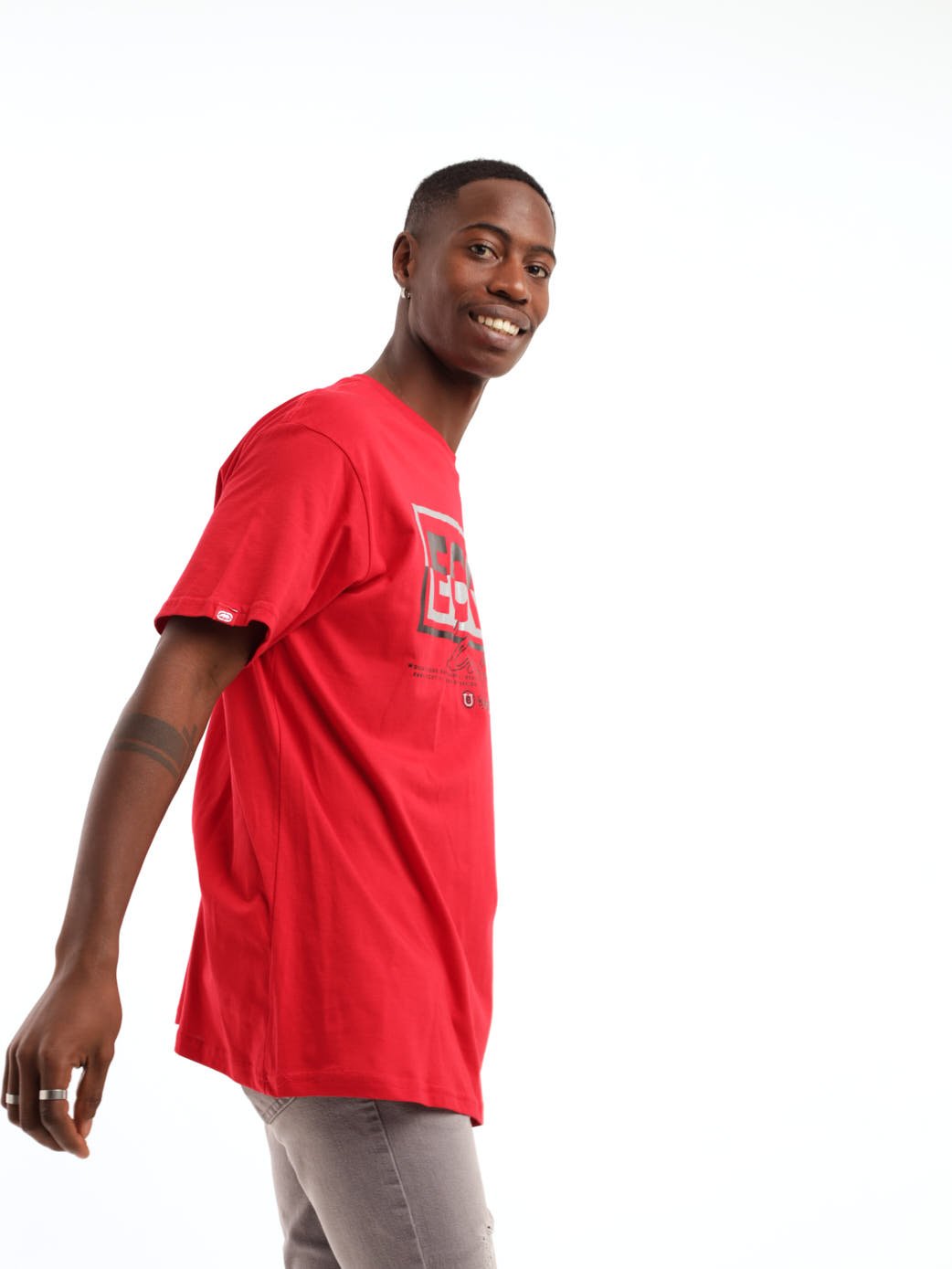 Men's Short Sleeve Tee - Red