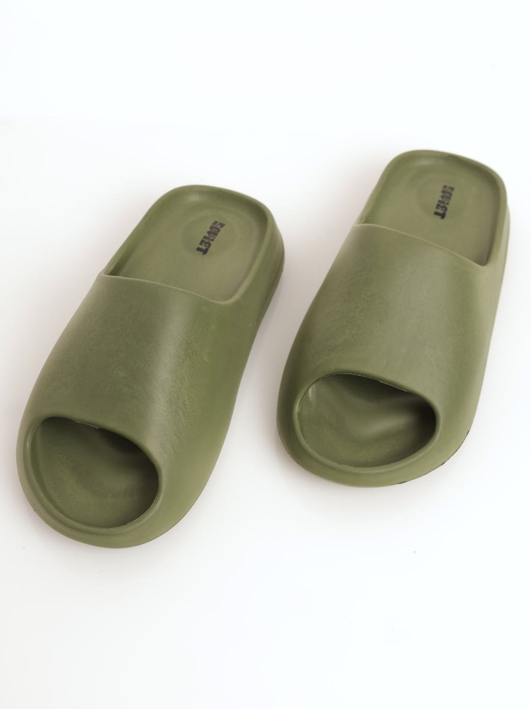 Men's Moulded EVA Slide Sandal - Olive