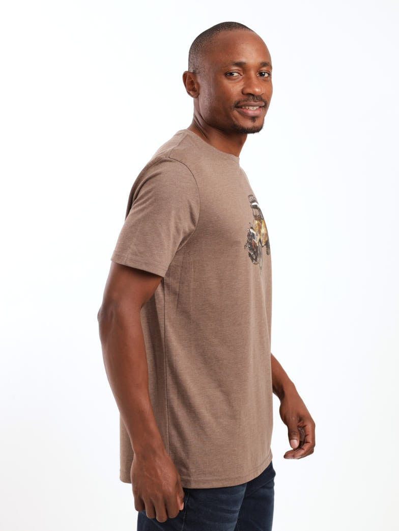 Men's Dust Dirt Diesel Tee - Chocolate
