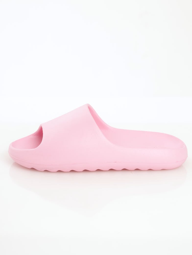 Ladies Summer Slide Sandal - Pastel Pink