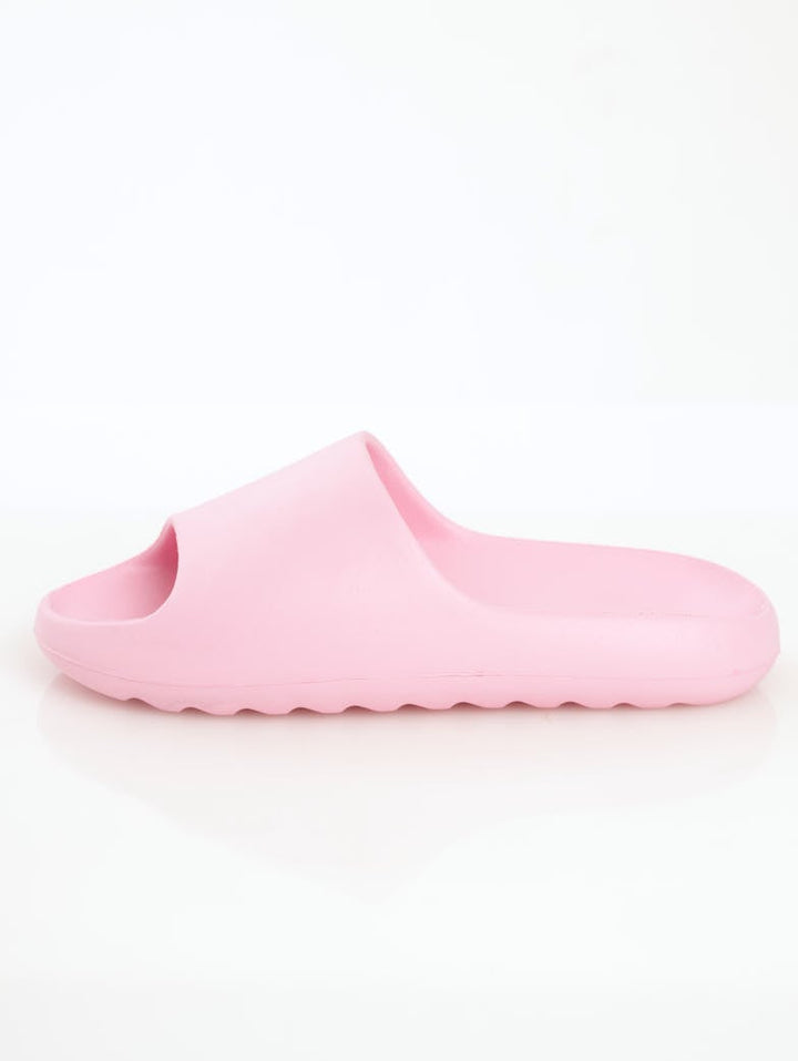Ladies Summer Slide Sandal - Pastel Pink