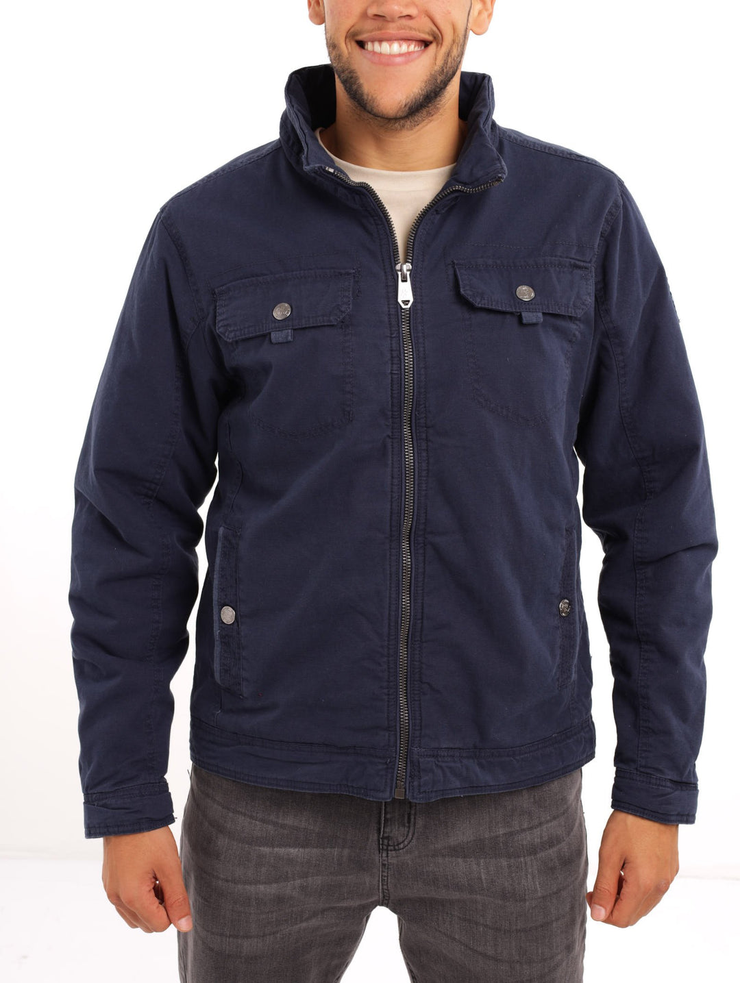 Men's Utility Cotton 2 Jacket - Navy