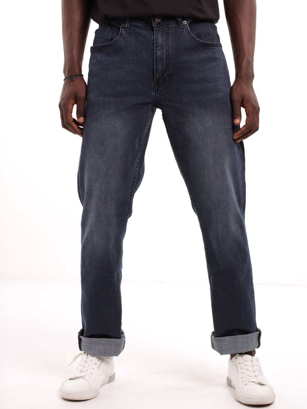 Men's Dark Indigo Straight Leg Denim Jean