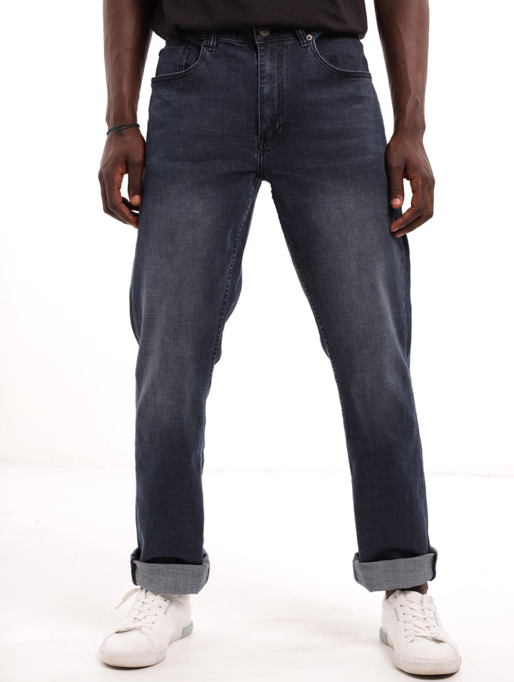 Men's Dark Indigo Straight Leg Denim Jean