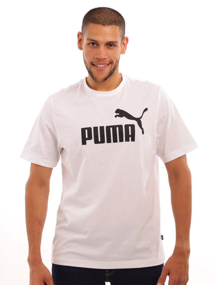 Men's Puma Big Logo Tee - White
