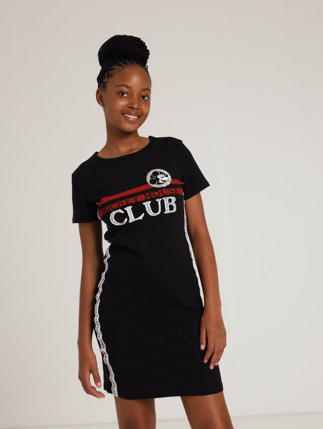 Mickey & Friends Knit Dress - Black