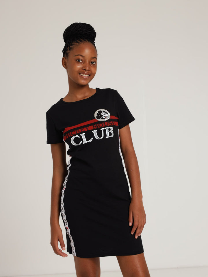 Mickey & Friends Knit Dress - Black