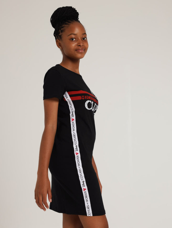 Mickey & Friends Knit Dress - Black