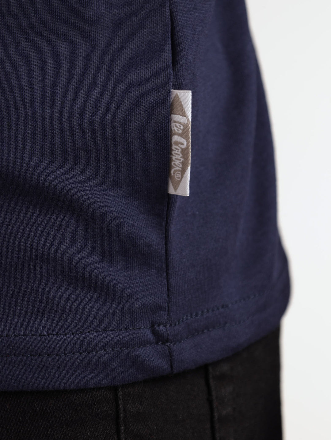 Boys Short Sleeve Kenan Denim Printed Tee - Navy