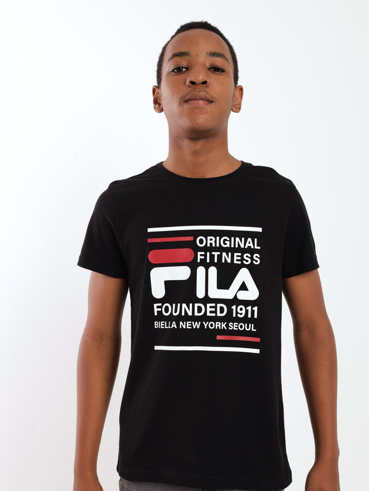 Boys Dexter Tee - Black