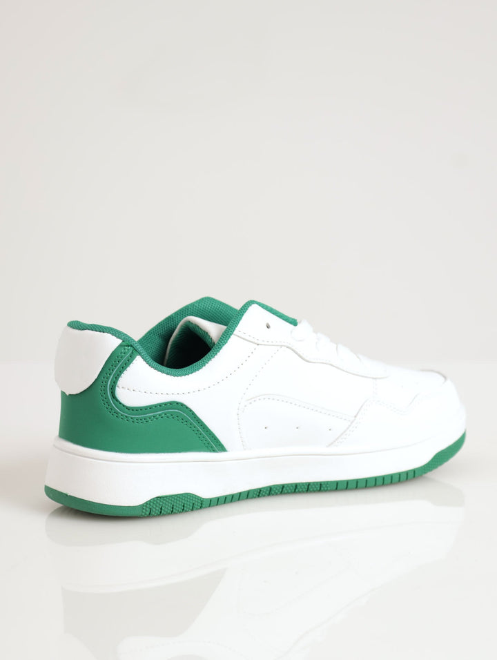 Ladies Contrast Colour Sneaker - Green
