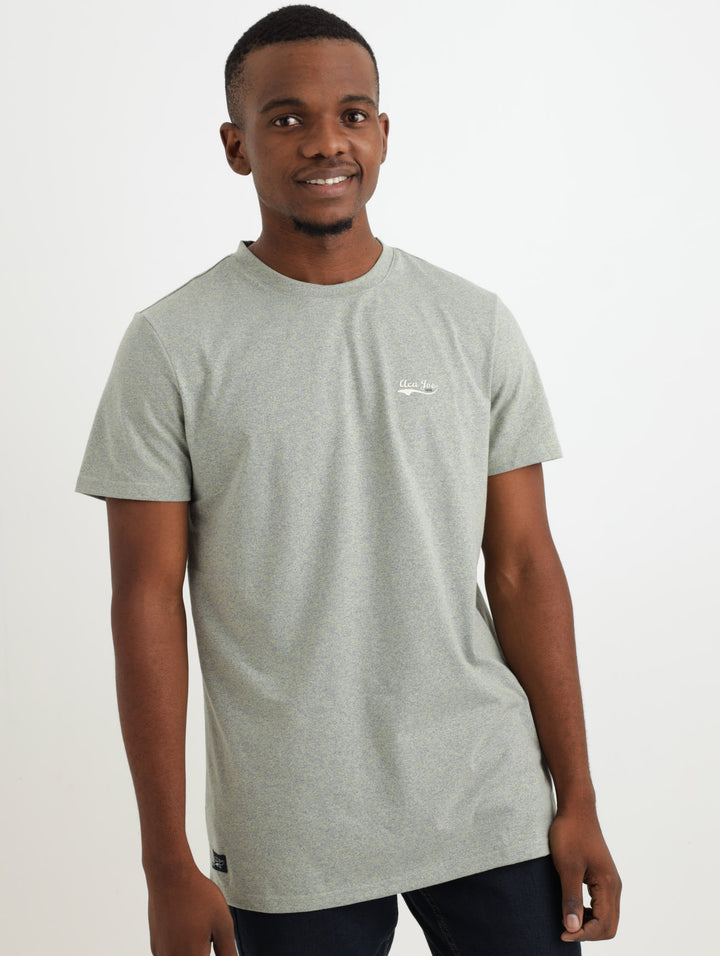 Men's Jasper Crew Tee - Grey Melange