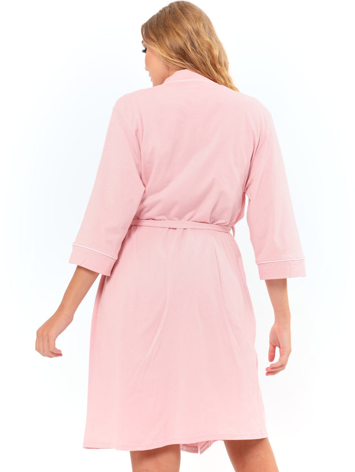 Ladies Dream 3/4 Sleeve Gown - Pink